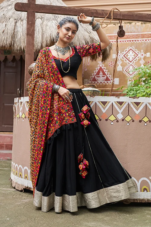 Black Chaniya Choli